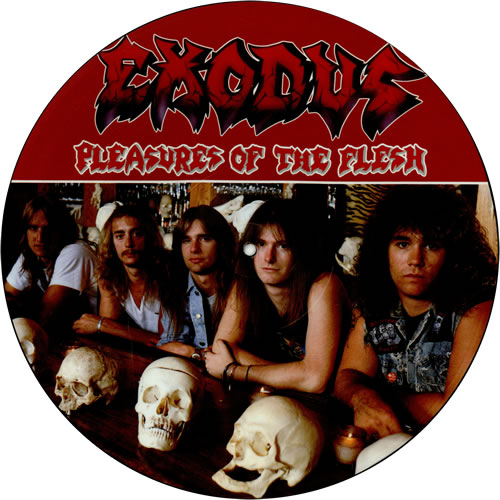 Exodus Pleasures Of The Flesh UK picture disc LP (vinyl picture